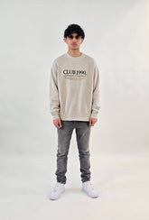 Stone Oversized Dreamer Sweatshirt