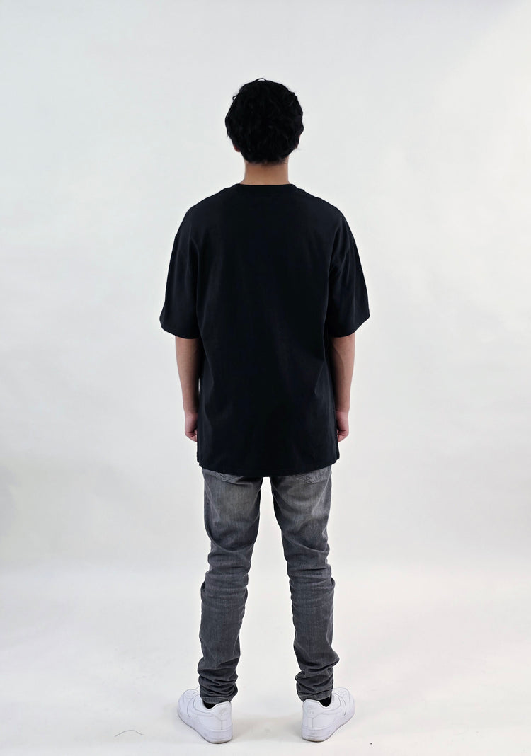 Faded Black Oversized T-Shirt