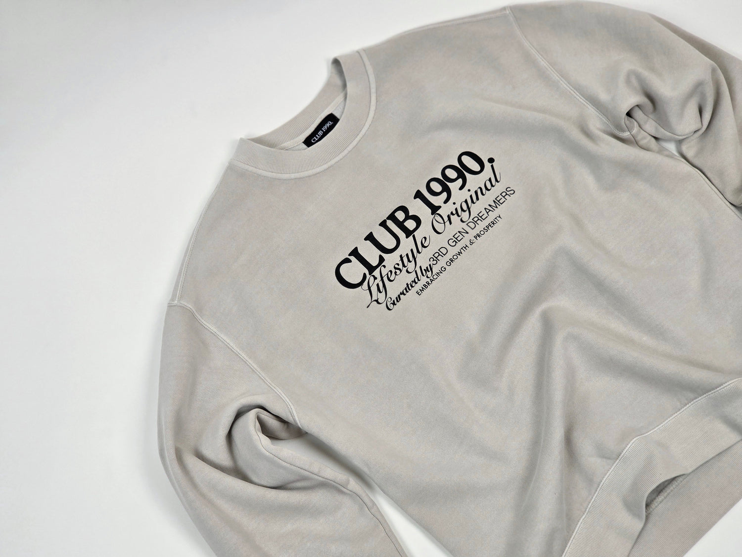 Stone Oversized Dreamer Sweatshirt