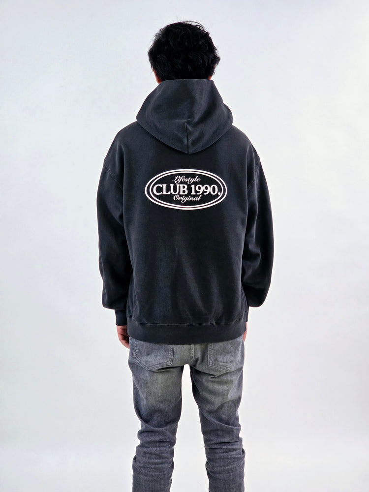 Washed Black Oversized Hoodie