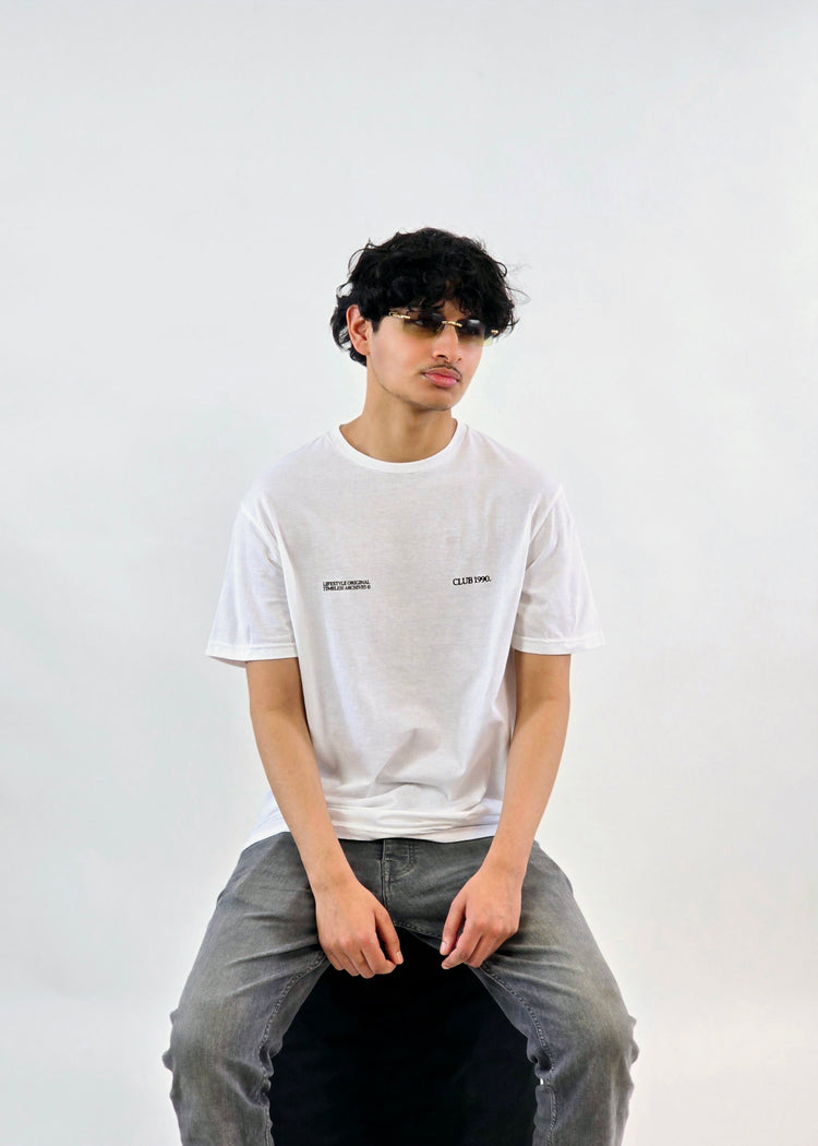 White Graphic T-Shirt