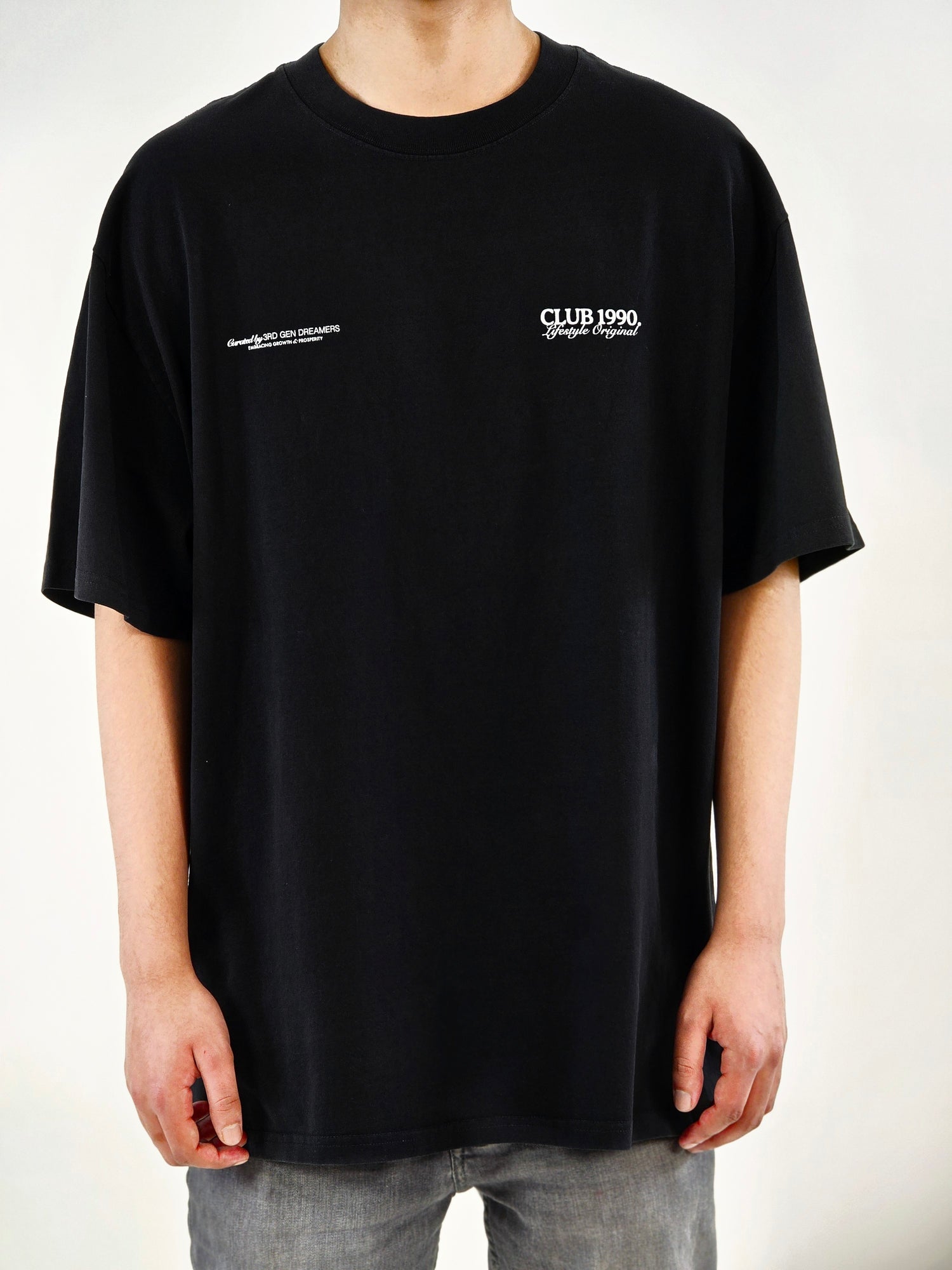 Faded Black Oversized T-Shirt