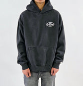 Washed Black Oversized Hoodie