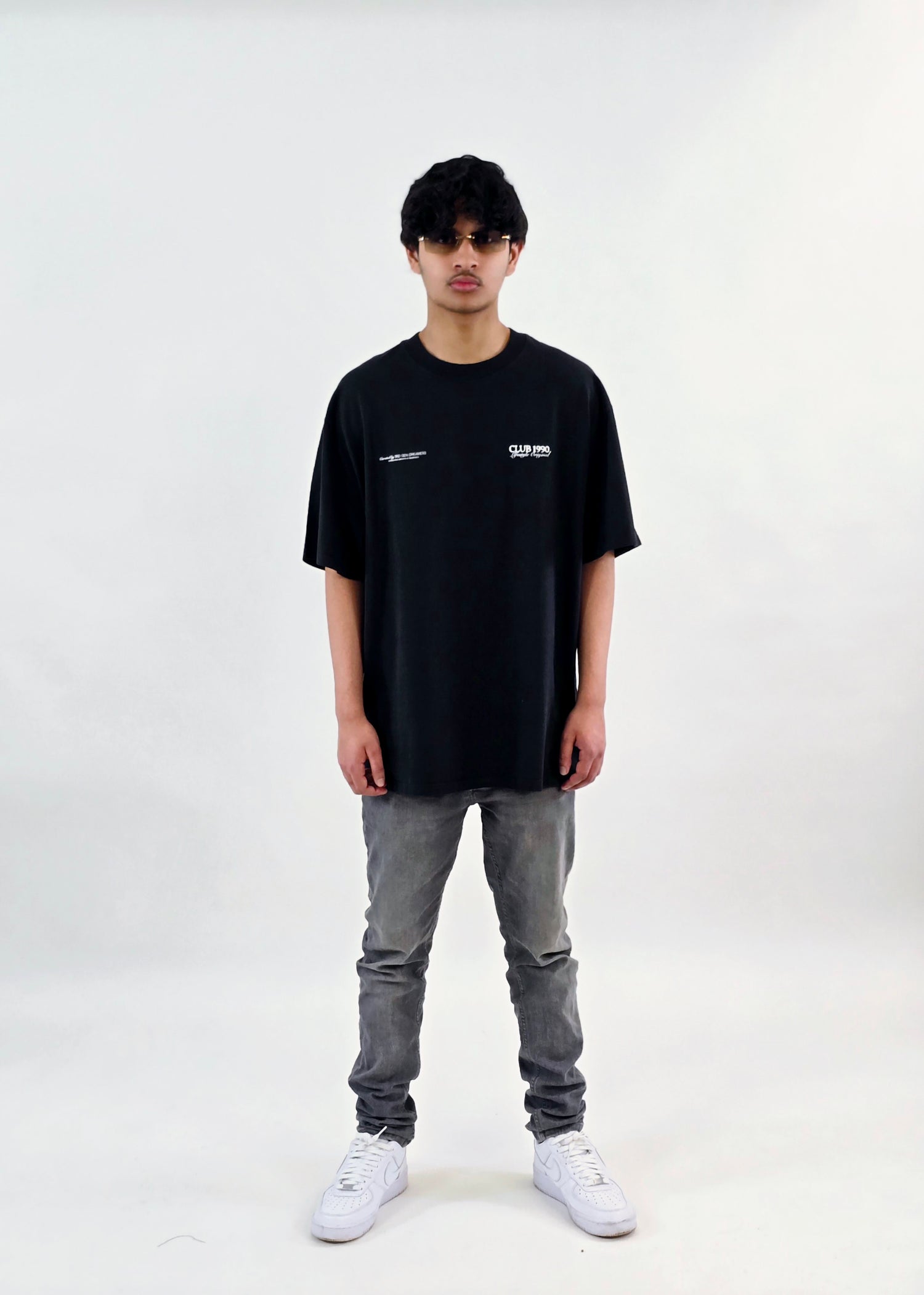 Faded Black Oversized T-Shirt