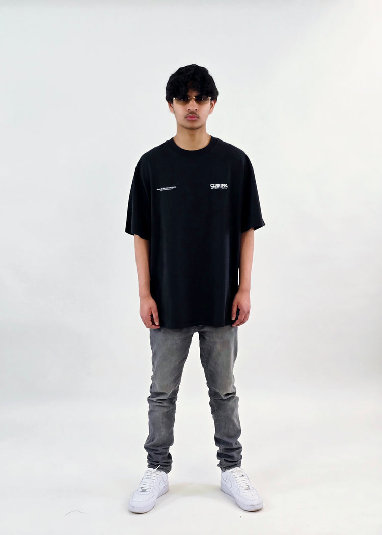 Faded Black Oversized T-Shirt