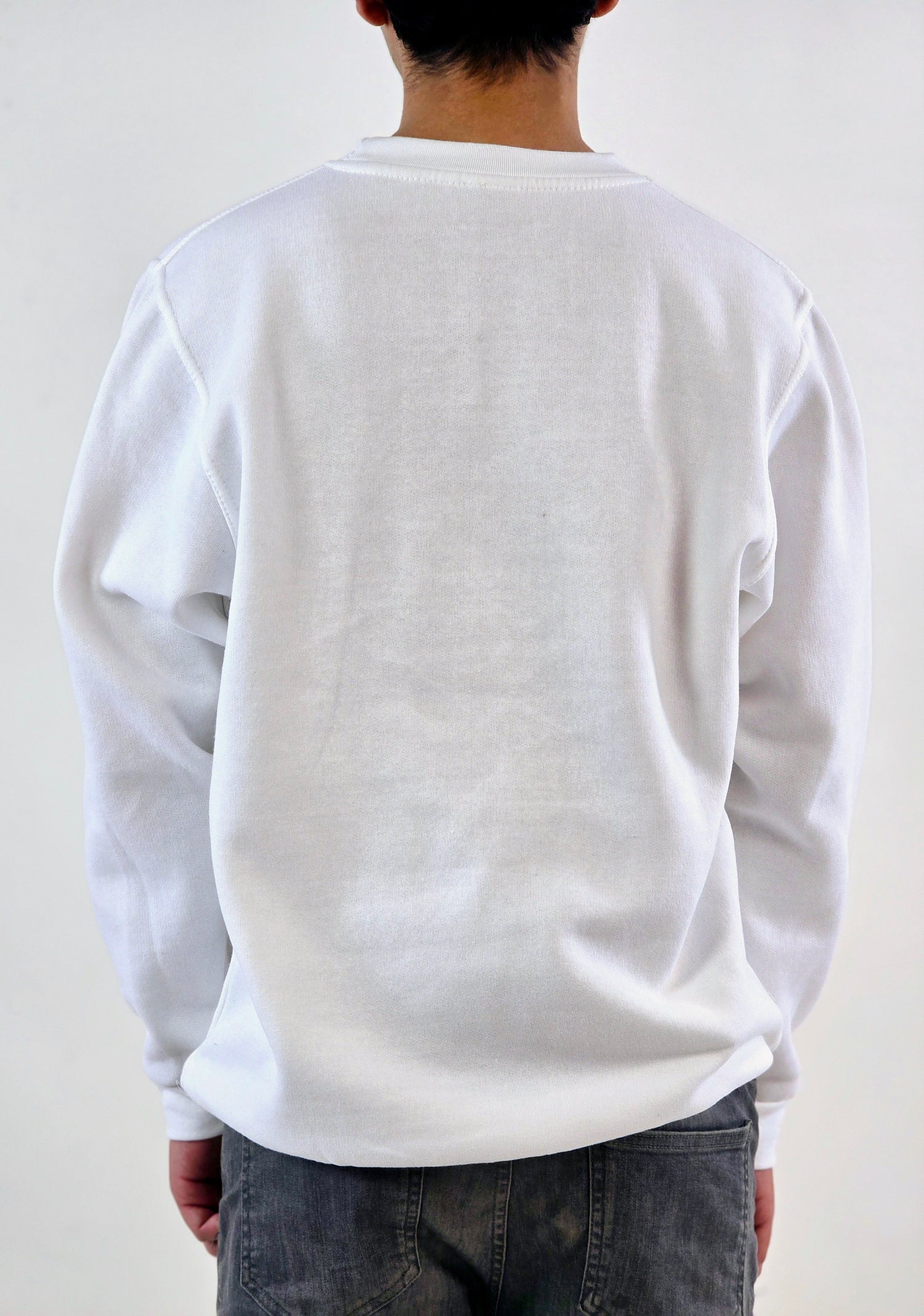 White Graphic Sweatshirt