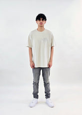 Bone Oversized Graphic T-Shirt