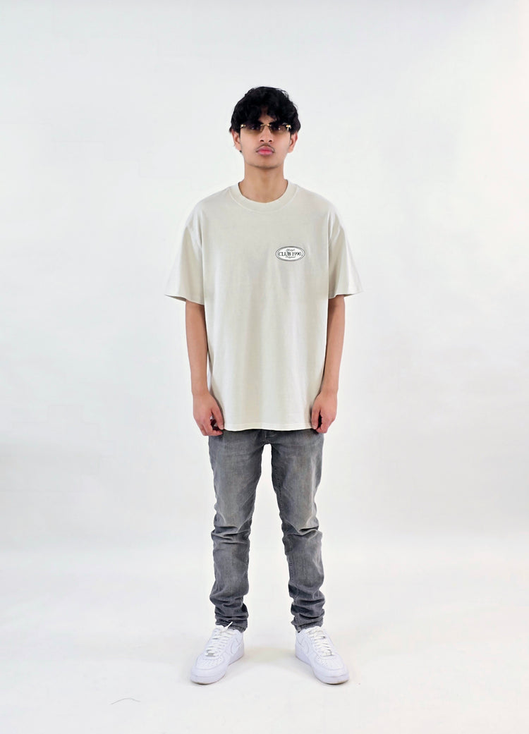 Bone Oversized Graphic T-Shirt