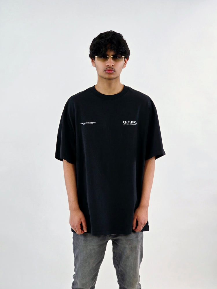 Faded Black Oversized T-Shirt