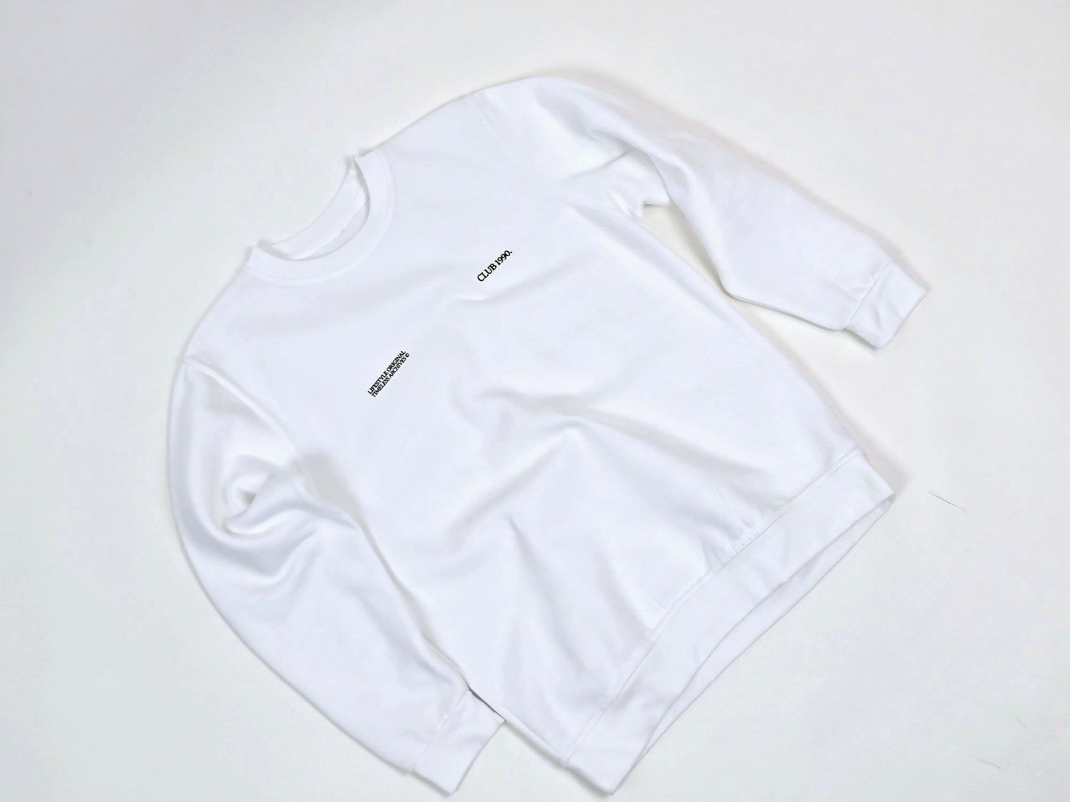 White Graphic Sweatshirt