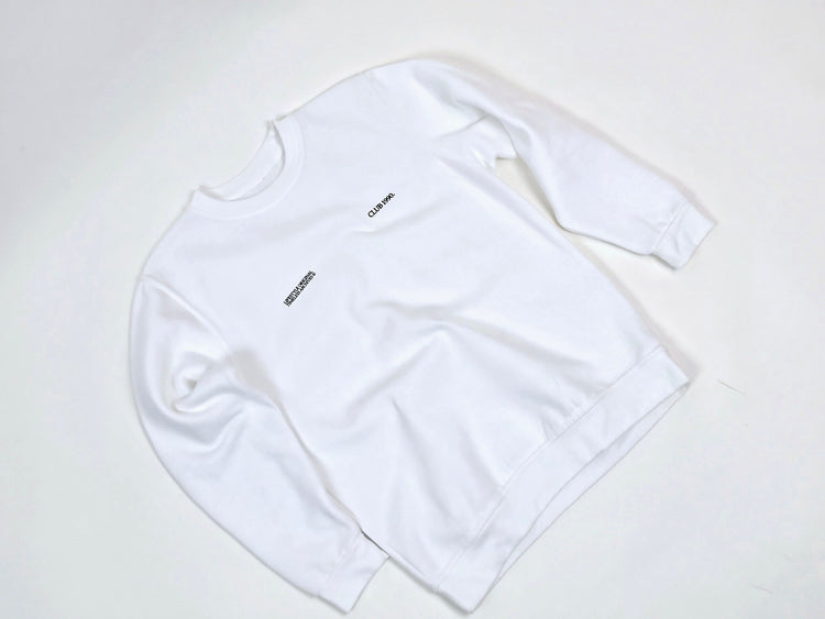 White Graphic Sweatshirt