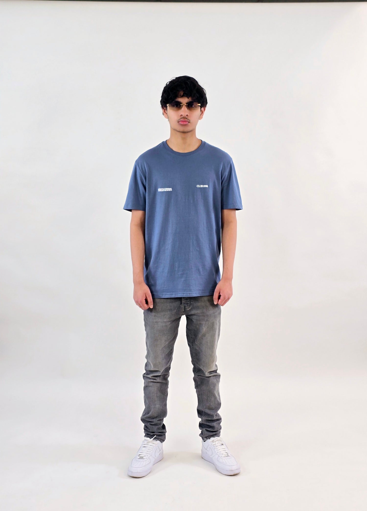 Aqua Blue Graphic T-Shirt