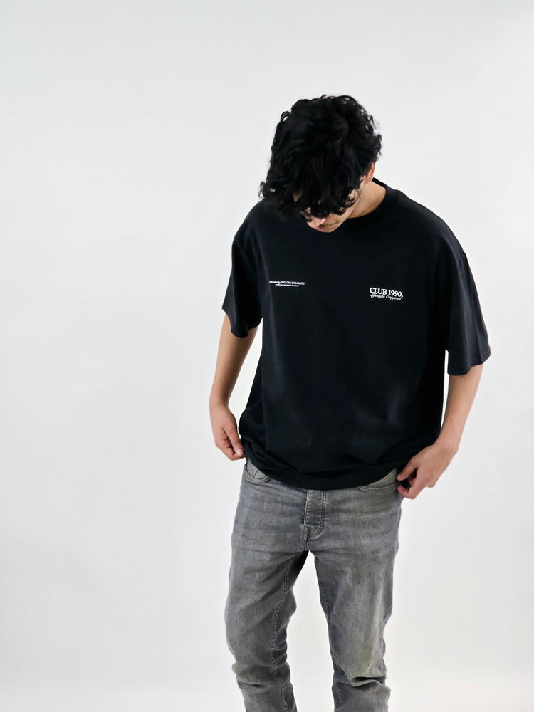 Faded Black Oversized T-Shirt