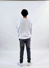 White Graphic Sweatshirt