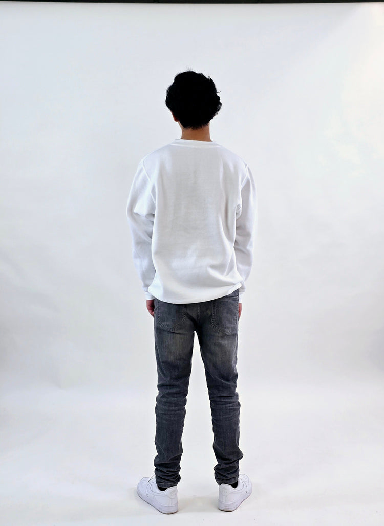 White Graphic Sweatshirt