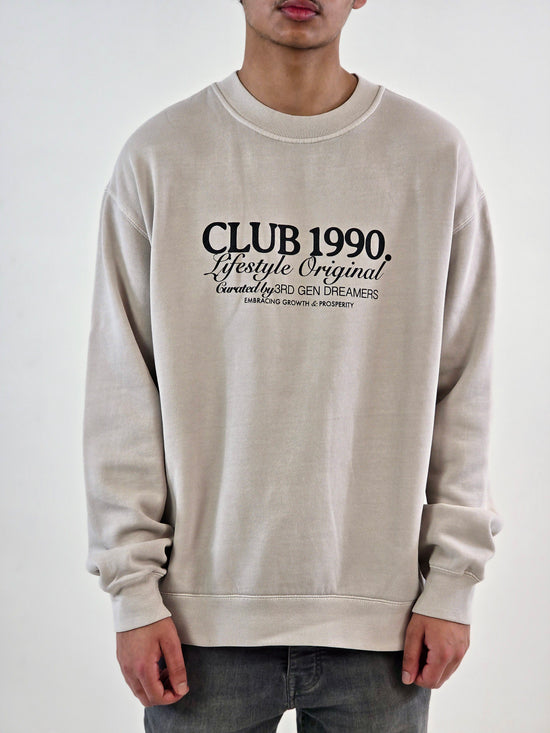 Stone Oversized Dreamer Sweatshirt