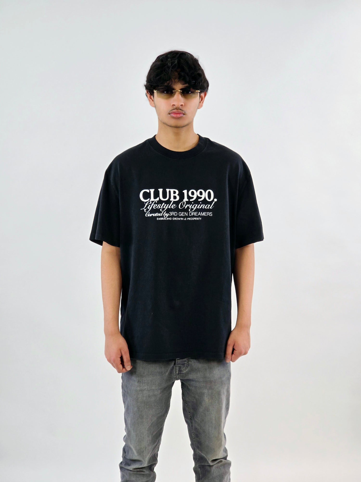 Black Oversized Dreamer T-Shirt