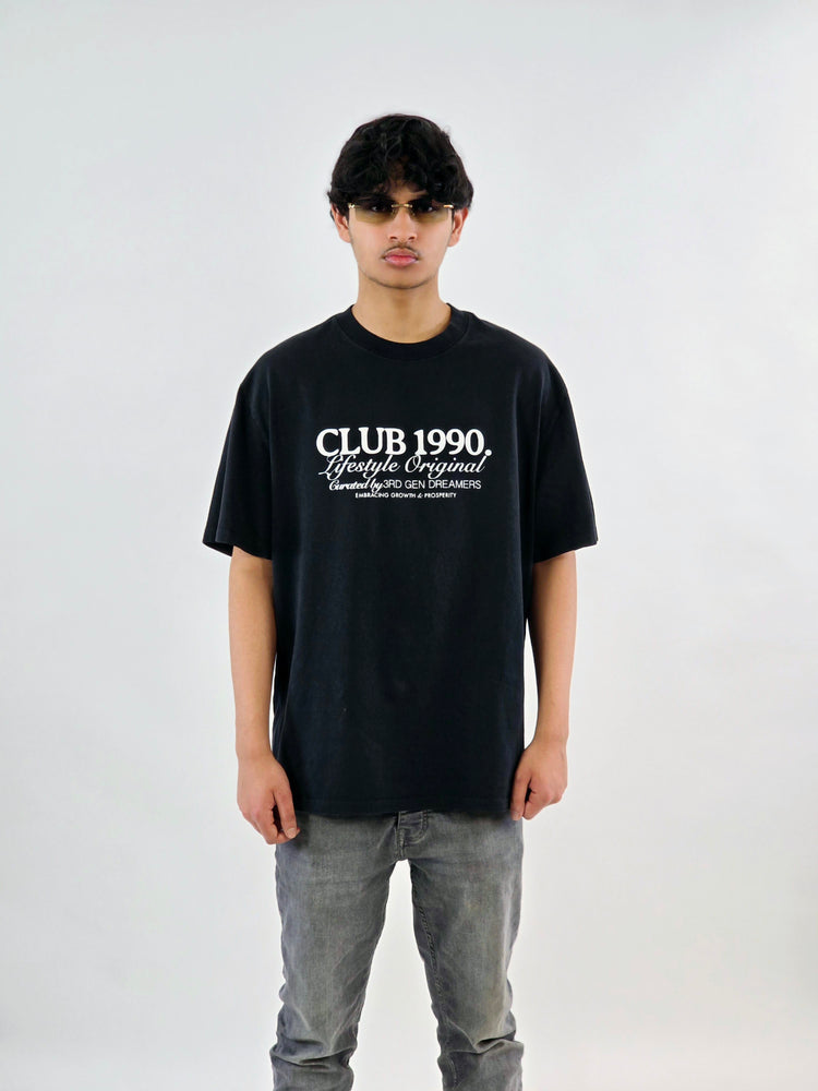 Black Oversized Dreamer T-Shirt