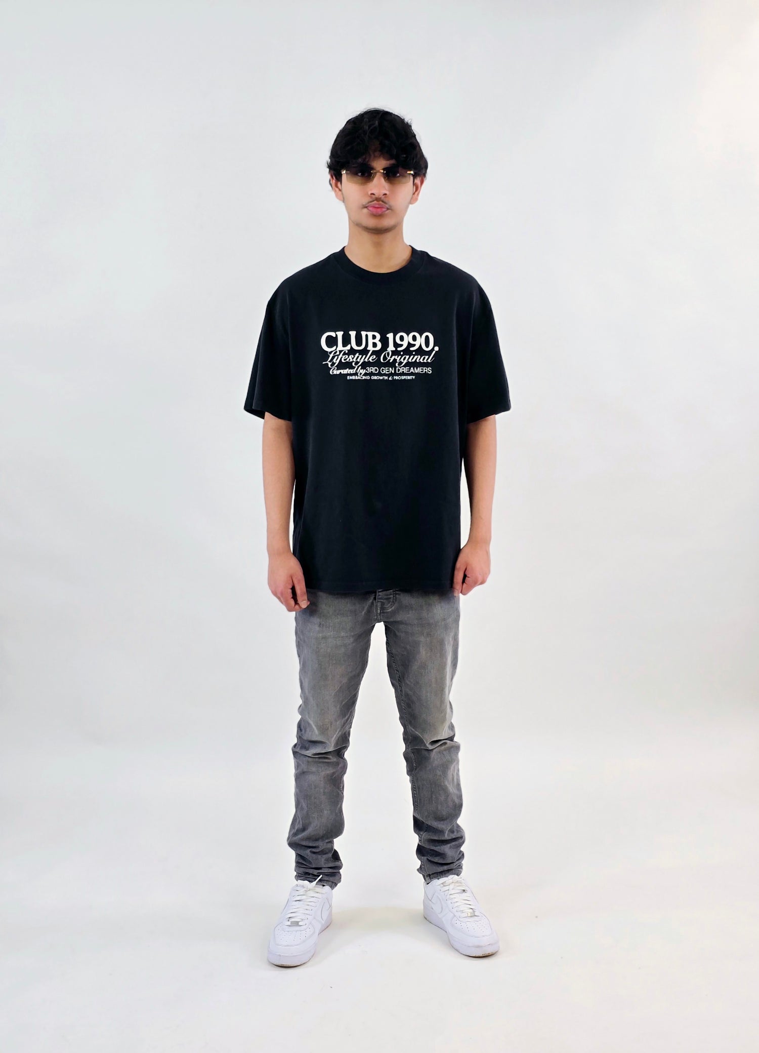 Black Oversized Dreamer T-Shirt