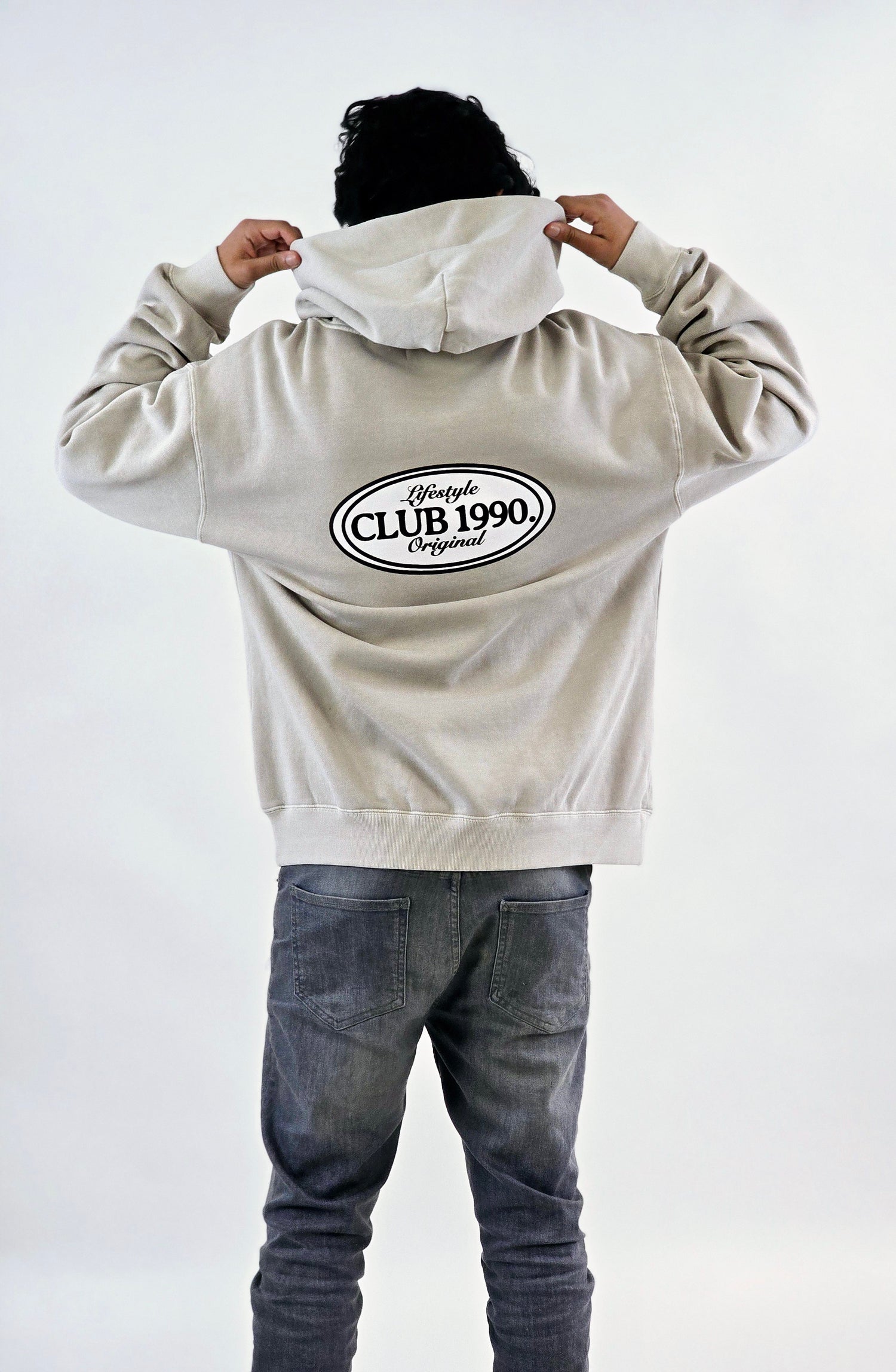 Stone Oversized Hoodie