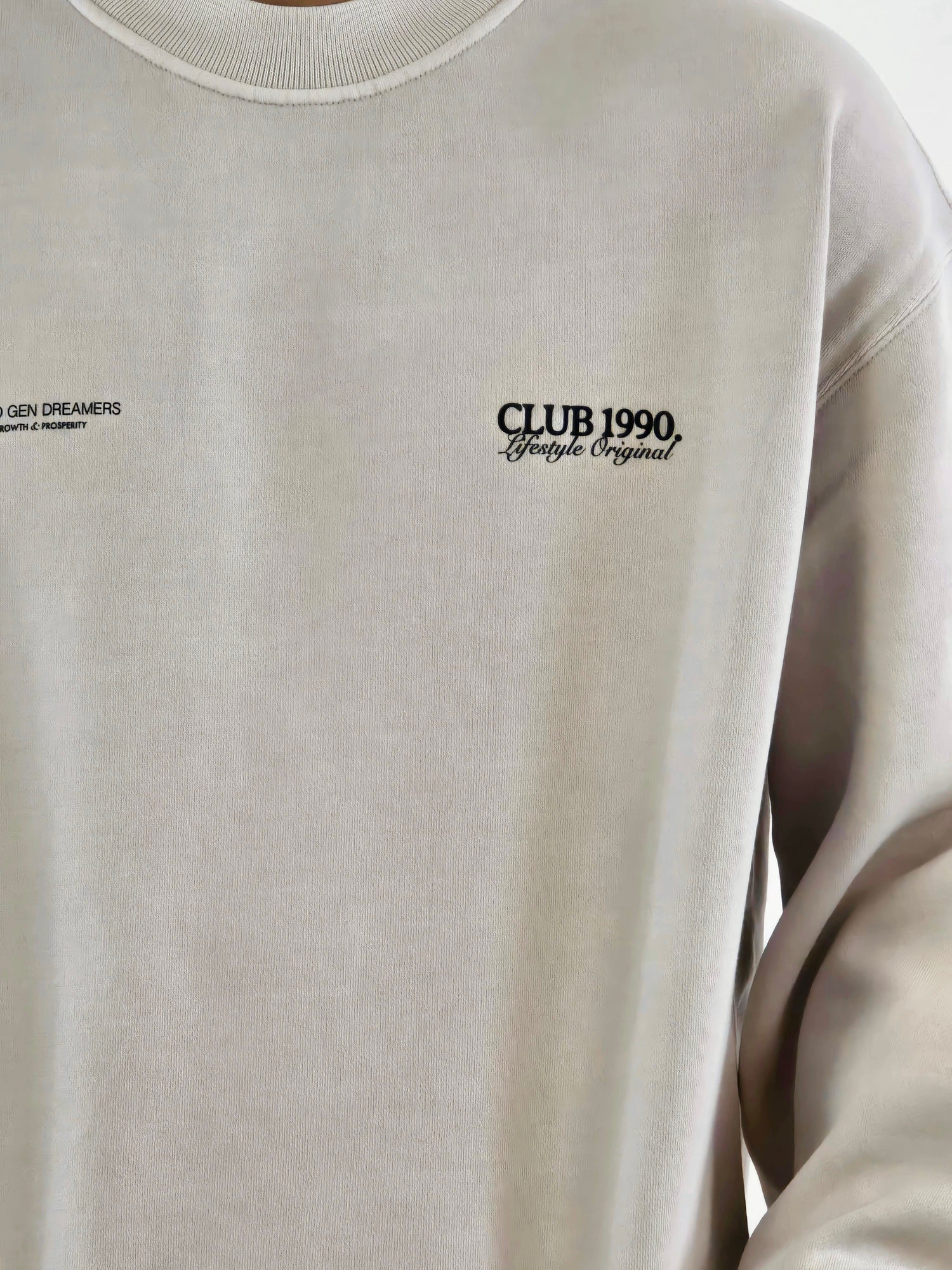 Stone Oversized Sweatshirt