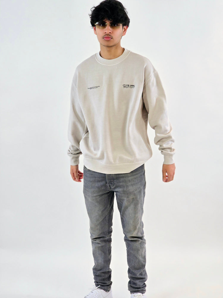 Stone Oversized Sweatshirt