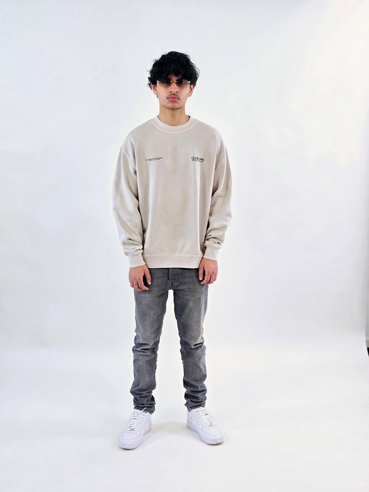 Stone Oversized Sweatshirt