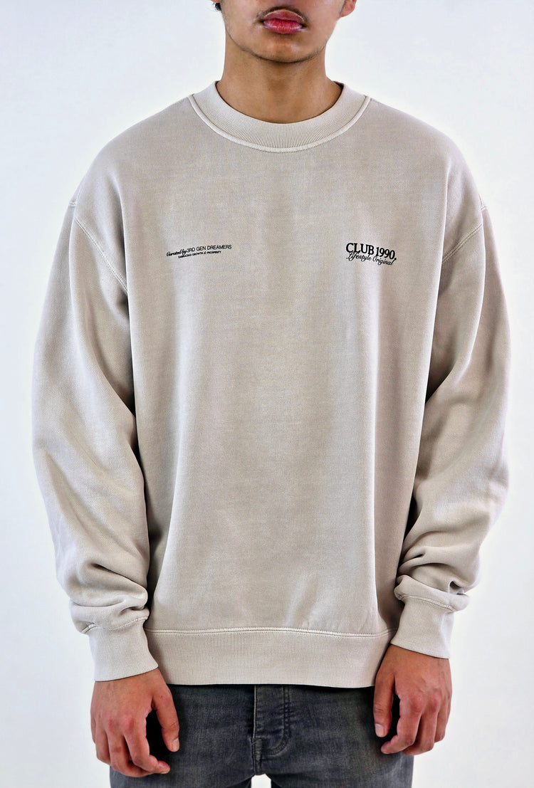 Stone Oversized Sweatshirt